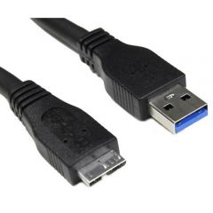 Cabo USB 3.0 A-microB 1.8m AK-USB-13