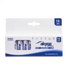 Pilha alcalina AA LR6 Akyga AKY2067 1.5V / 3050mAh 10pcs