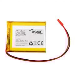 Bateria Li-Po LP304050 Akyga AKY0826 3.7V / 600mAh PCM JST 2-Pin Connector 150mm