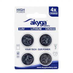 Bateria de lítio CR2032 Akyga AKY2100 3V / 210mAh 4pcs