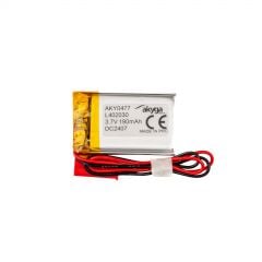 Bateria Li-Po LP402030 Akyga AKY0477 3.7V / 190mAh PCM JST 2-Pin Connector 150mm