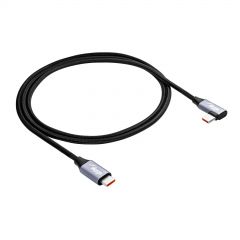 Ângulo Cabo USB type C / USB type C 1m AK-USB-54 60W Malha