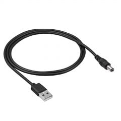 USB - DC 5.5 x 2.1 mm Cabo AK-DC-01