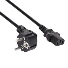 PC Power Cable CEE 7/7 / IEC C13 AK-PC-06S CU 3x1.5mm² 3m