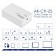 additional_image Carregador AK-CH-25 USB-A + 3x USB-C PD 5-28V / max. 5A 140W Quick Charge 3.0 GaN